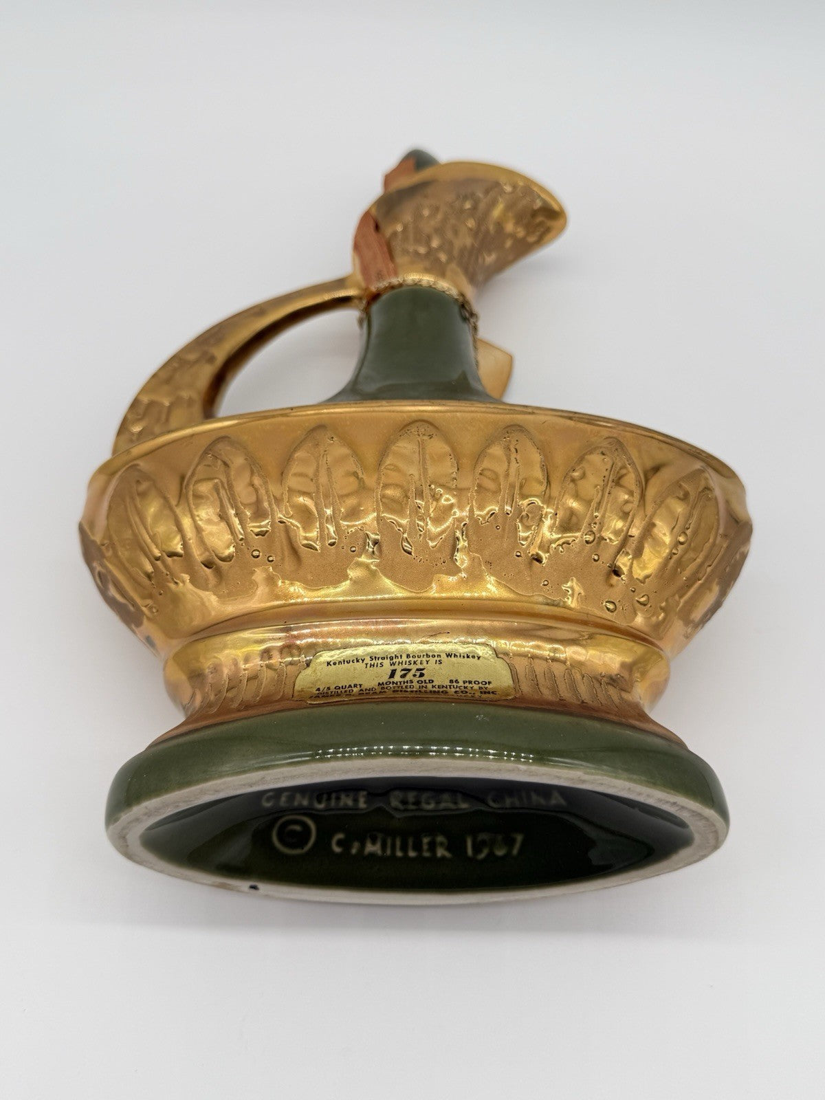 Vintage Ceramic Jim Beam Aladdin Lamp Whiskey Decanter EMPTY 1967