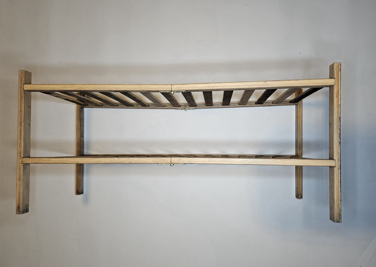 Folding Wooden Slatted Shelf Insert / Ventilated Storage Rack 26”