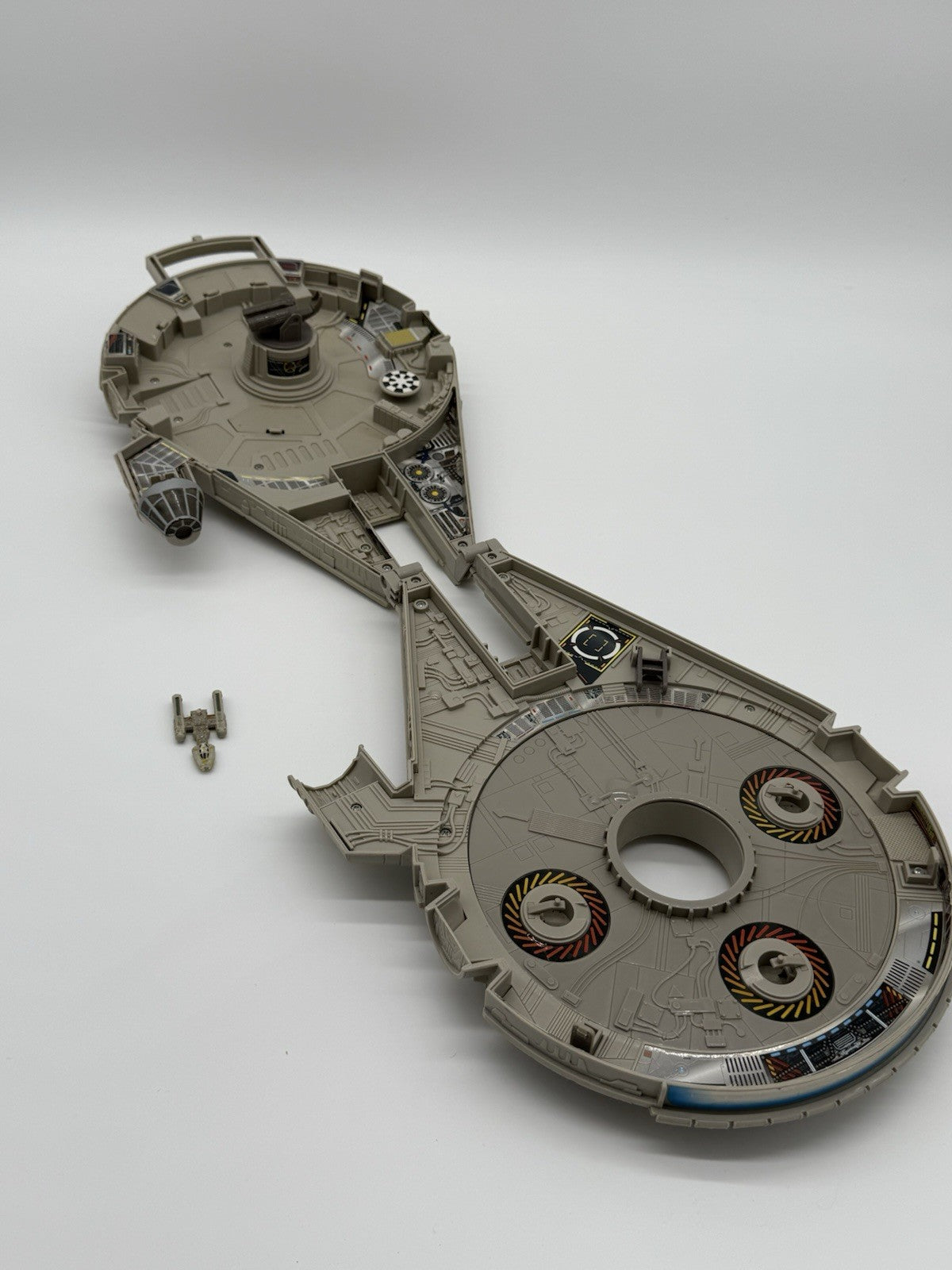 Star Wars Micro Machines Millennium Falcon w/ Y Wing Fighter