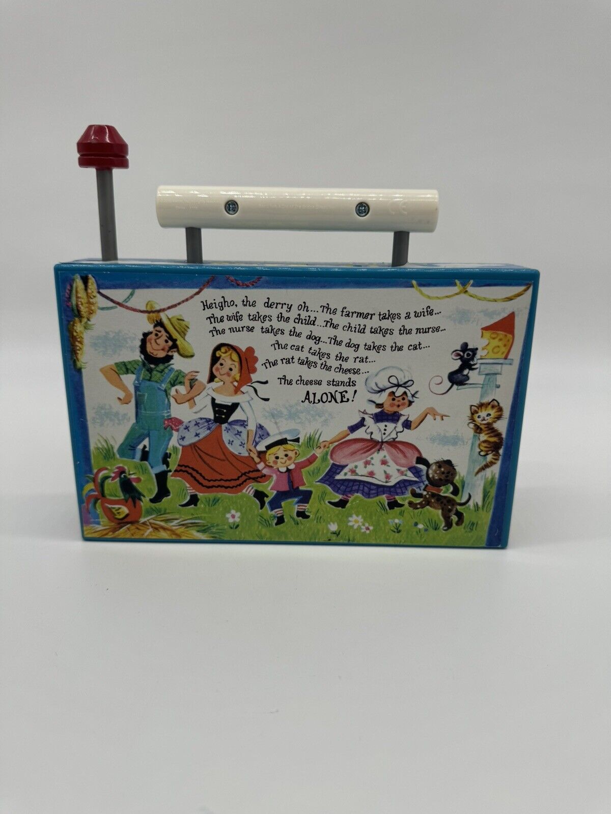 Fisher Price Vintage TV-Radio Musical Pre-School Toy Farmer In The Dell