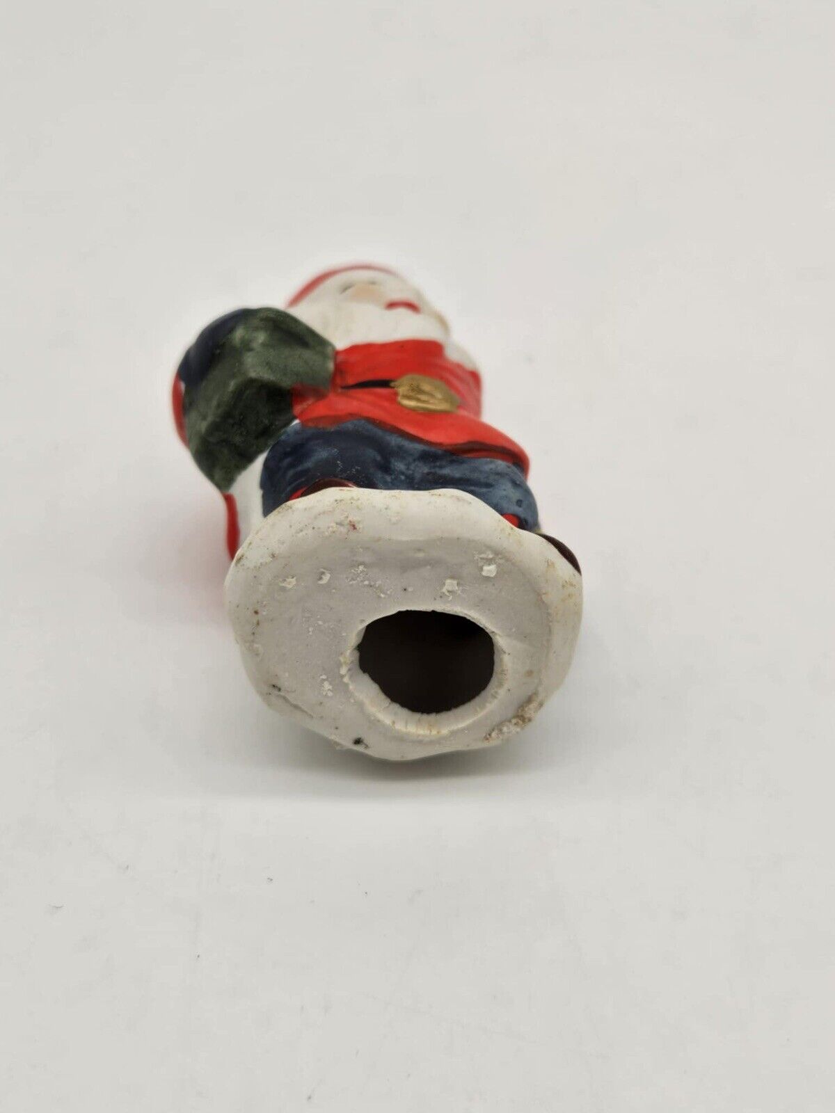 Vintage Ceramic Christmas Scary Gnome Santa Figurine