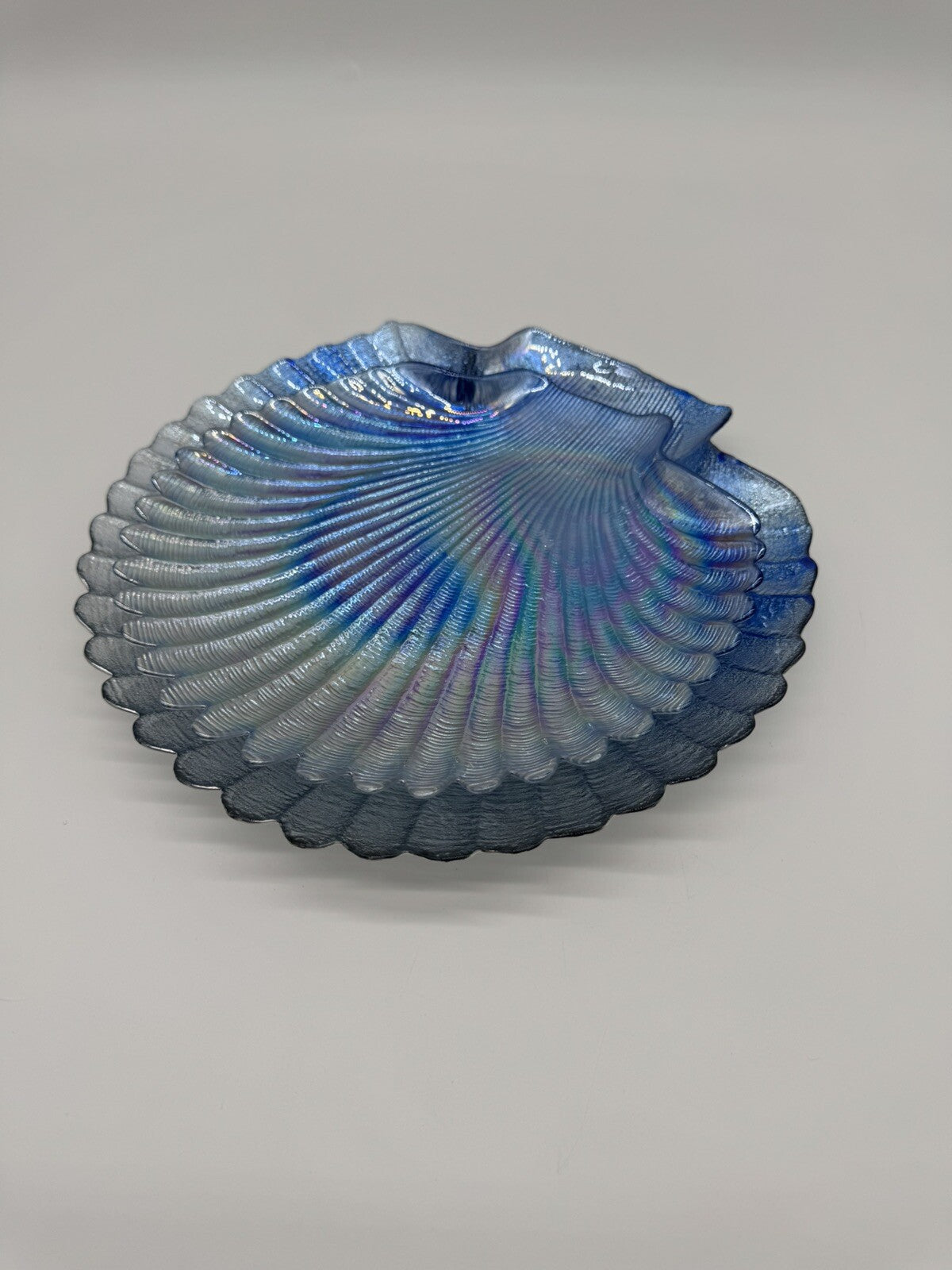 Glass Sea Shell Iridescent, Shimmery, Holographic, Opalescent effect