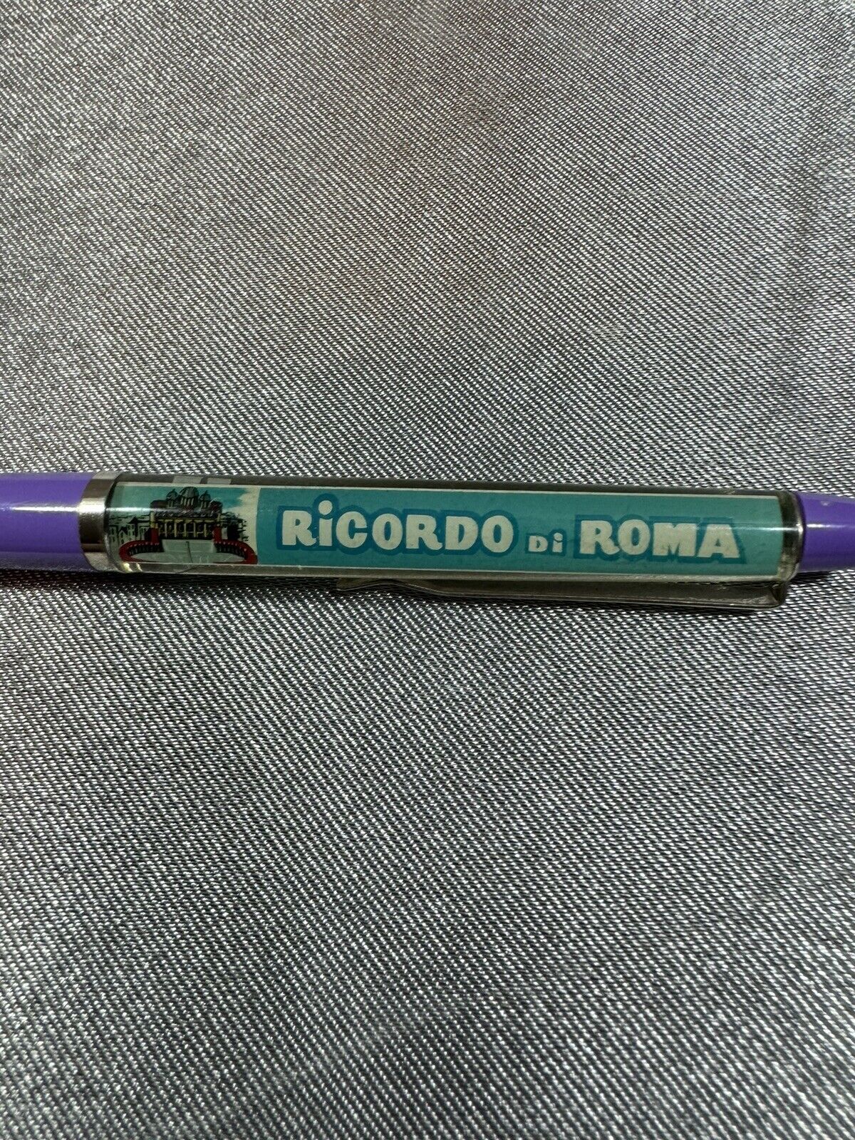Ricordo di Roma Floaty Pen Rome Italy Romulus Remus She Wolf Move Past Colosseum