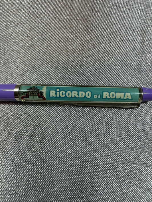 Ricordo di Roma Floaty Pen Rome Italy Romulus Remus She Wolf Move Past Colosseum
