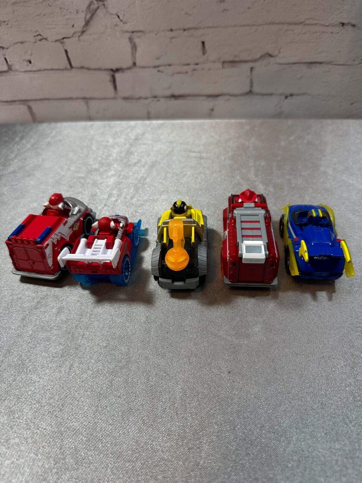 Lot Paw Patrol Cars Racecar Die Cast Racer Nickelodeon Toy Rescue Pups Rare
