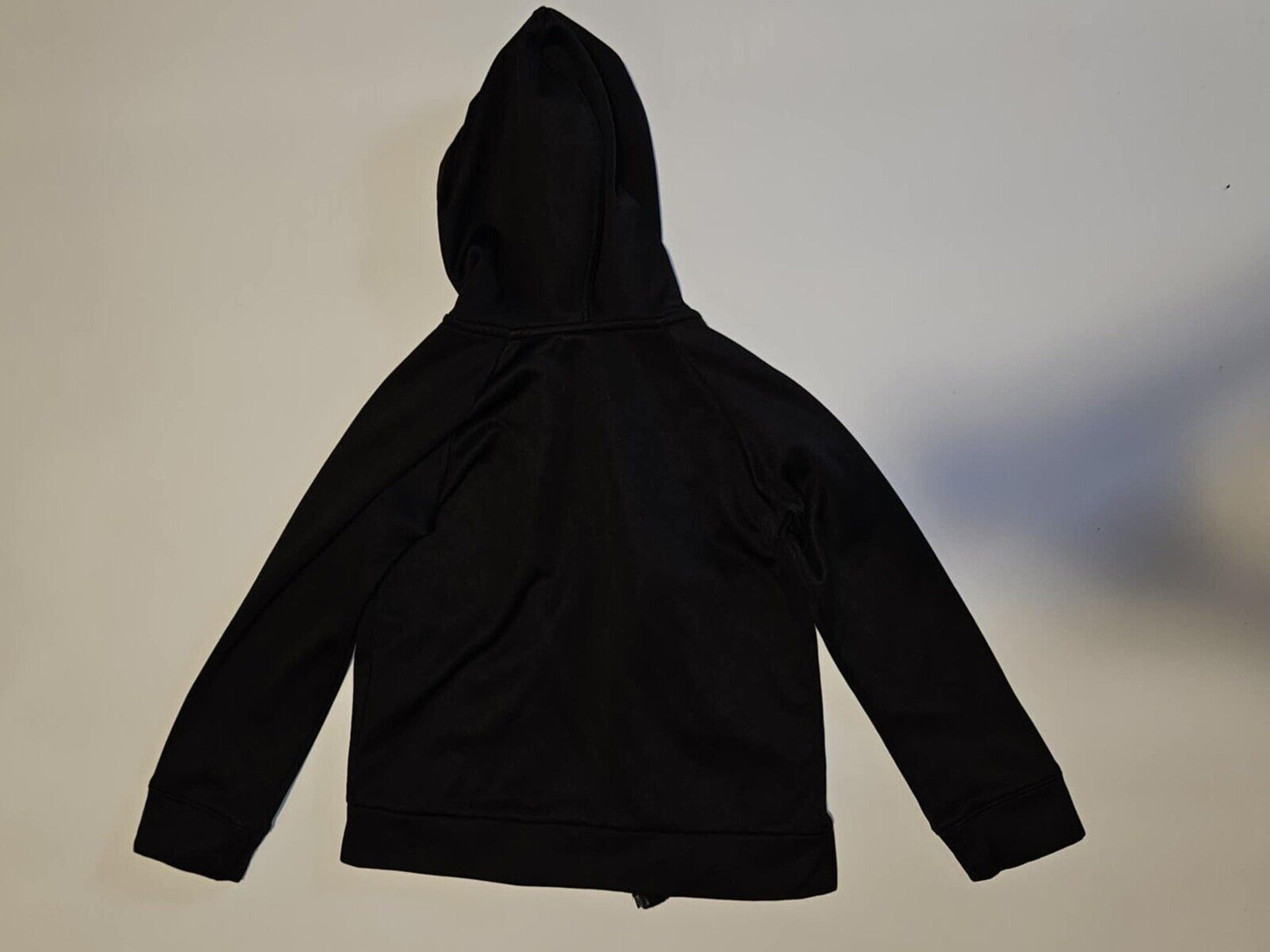 NIKE DRI-FIT Big Kids' (Boys Size S) Black Graphic Full-Zip Training Hoodie