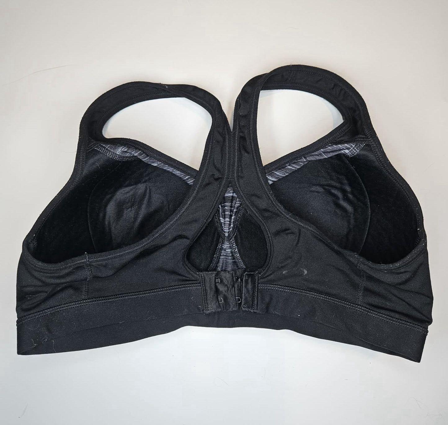 C9 By Champion Sports Bra Sz M Grey Black White