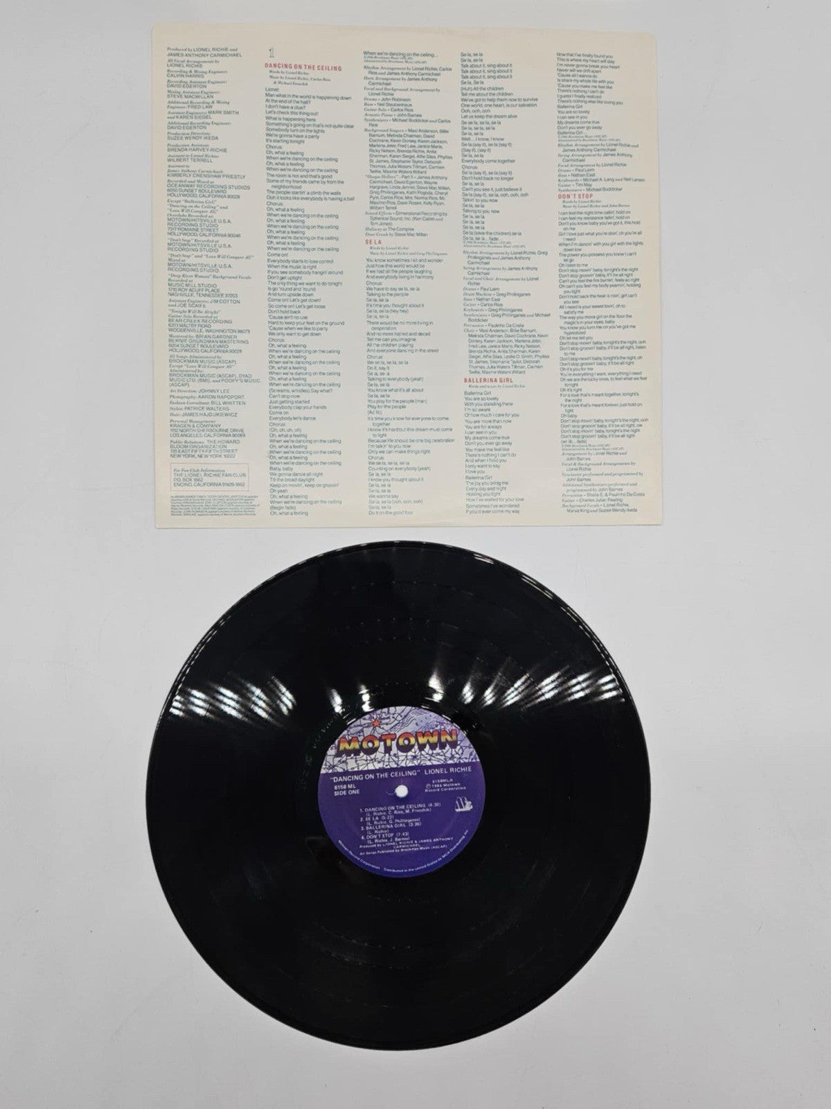 Lionel Richie - Dancing On The Ceiling (LP, Album, Gat)