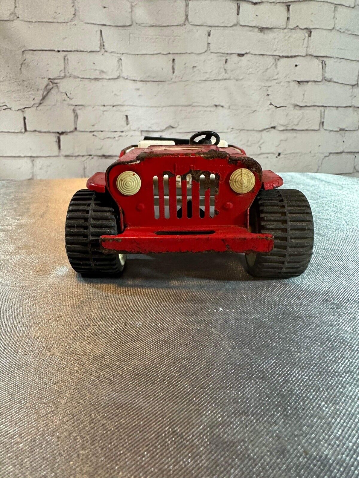 Tonka Press Steal Red Jeep Parts or Repair