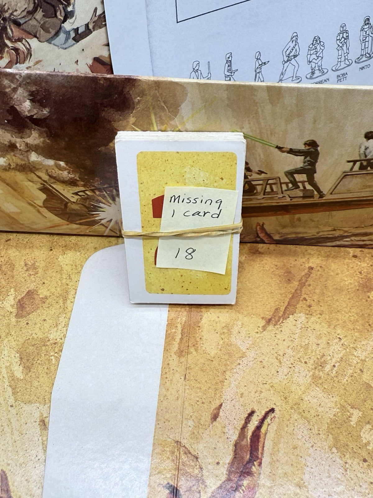 Star Wars Return of the Jedi - Battle at the Sarlaccs Pitt Board Game