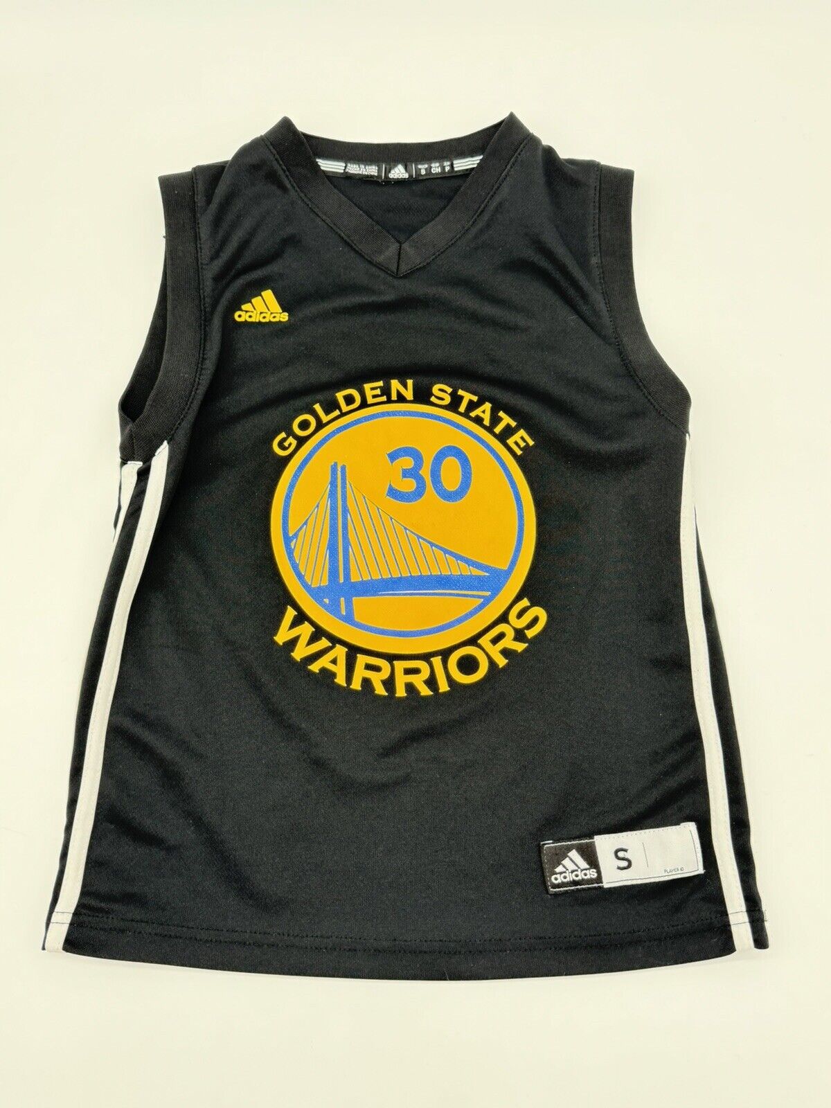 Golden State Warriors Jersey Curry 30 Black Youth S NBA