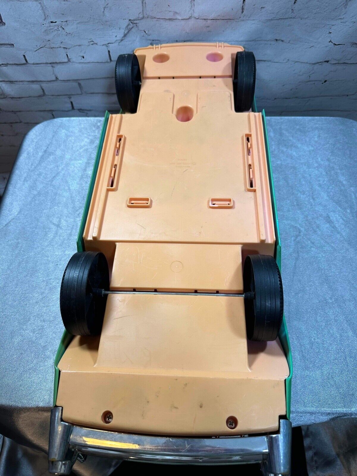 VINTAGE BARBIE RARE GREEN  1957 CHEVY BEL AIR CONVERTIBLE  *Incomplete w/ Xtras*