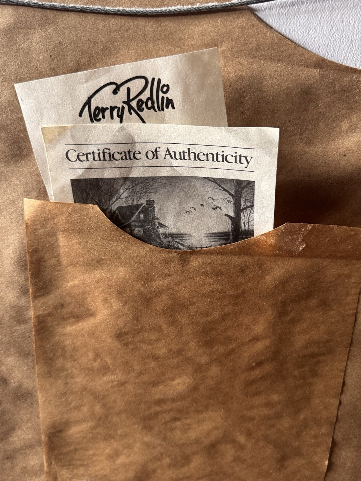 Terry Redlin “Comforts of Home” Signed Limited Edition Lithograph w/ COA