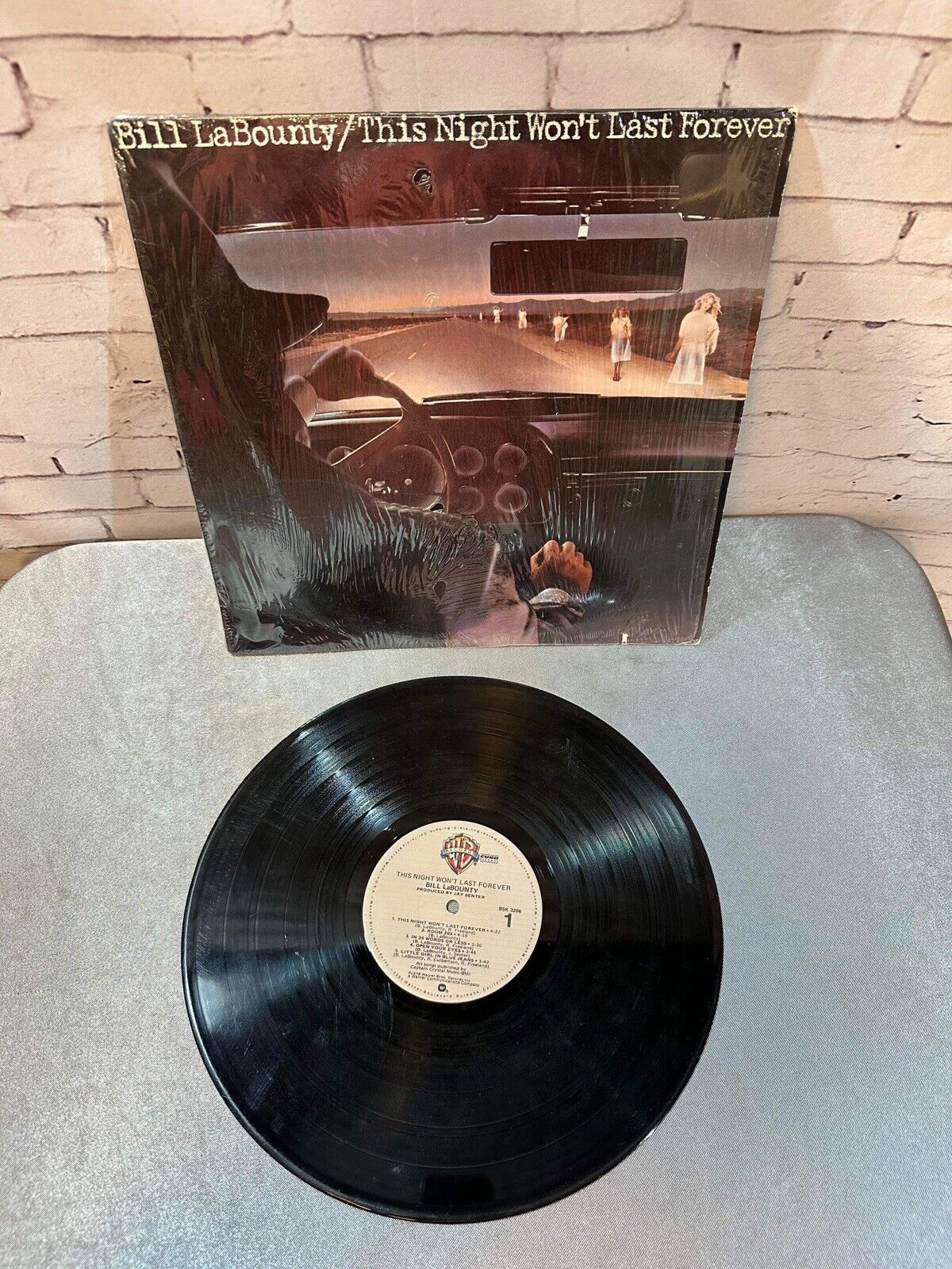 BILL LABOUNTY THIS NIGHT WON'T LAST FOREVER WARNER BROS. P11195 VINYL LP