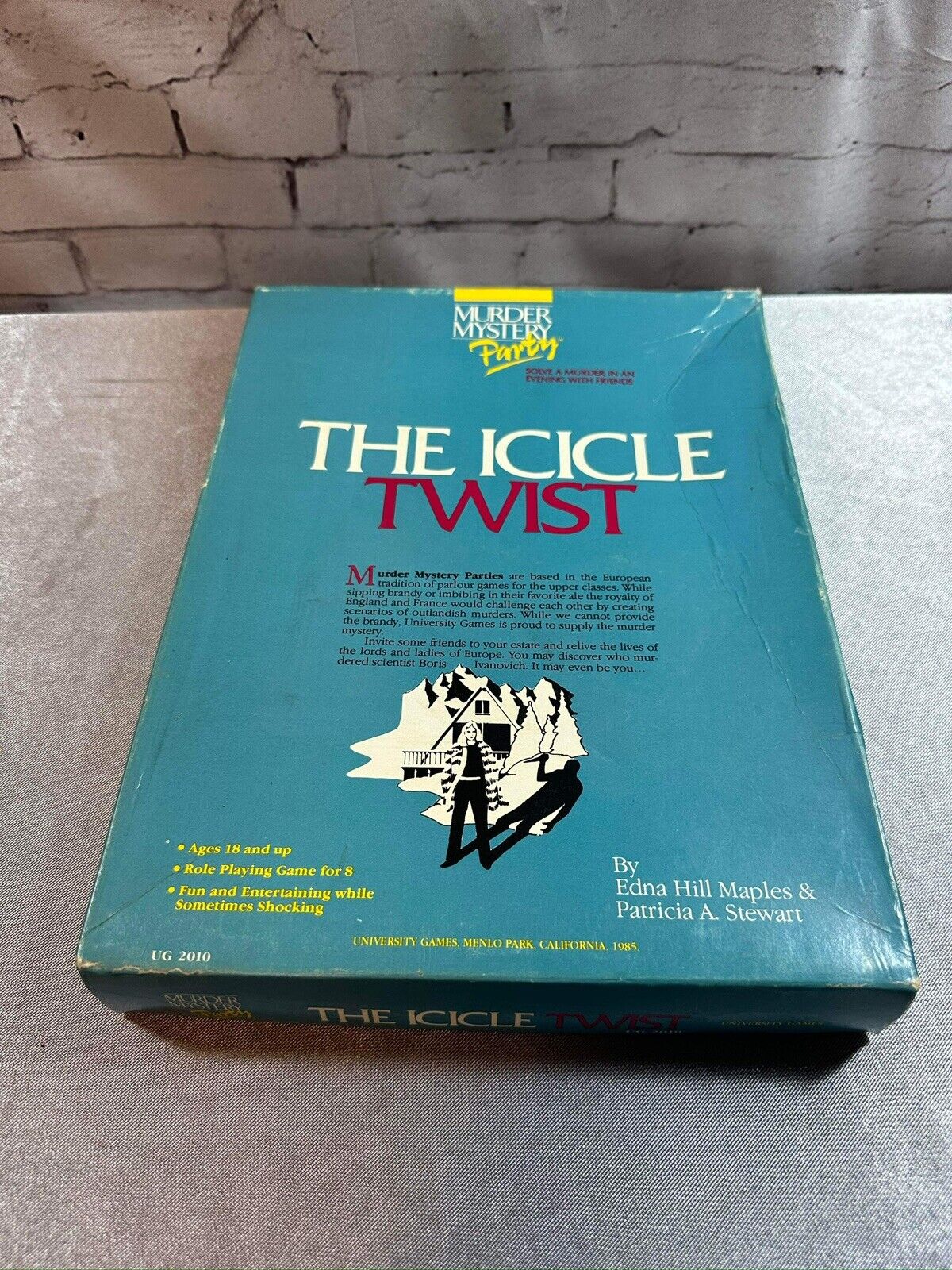 Vintage 1984 Murder Mystery Dinner Party Game “The Icicle Twist"  UG2010