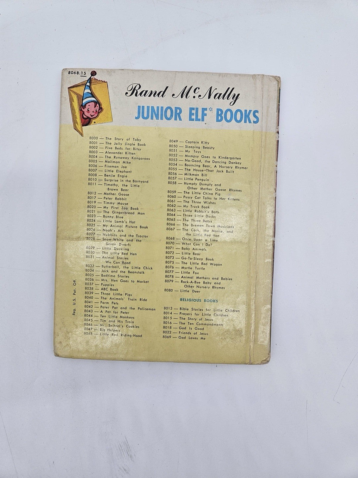 Vintage-Rand McNally Junior Elf Book-Once Upon A Time