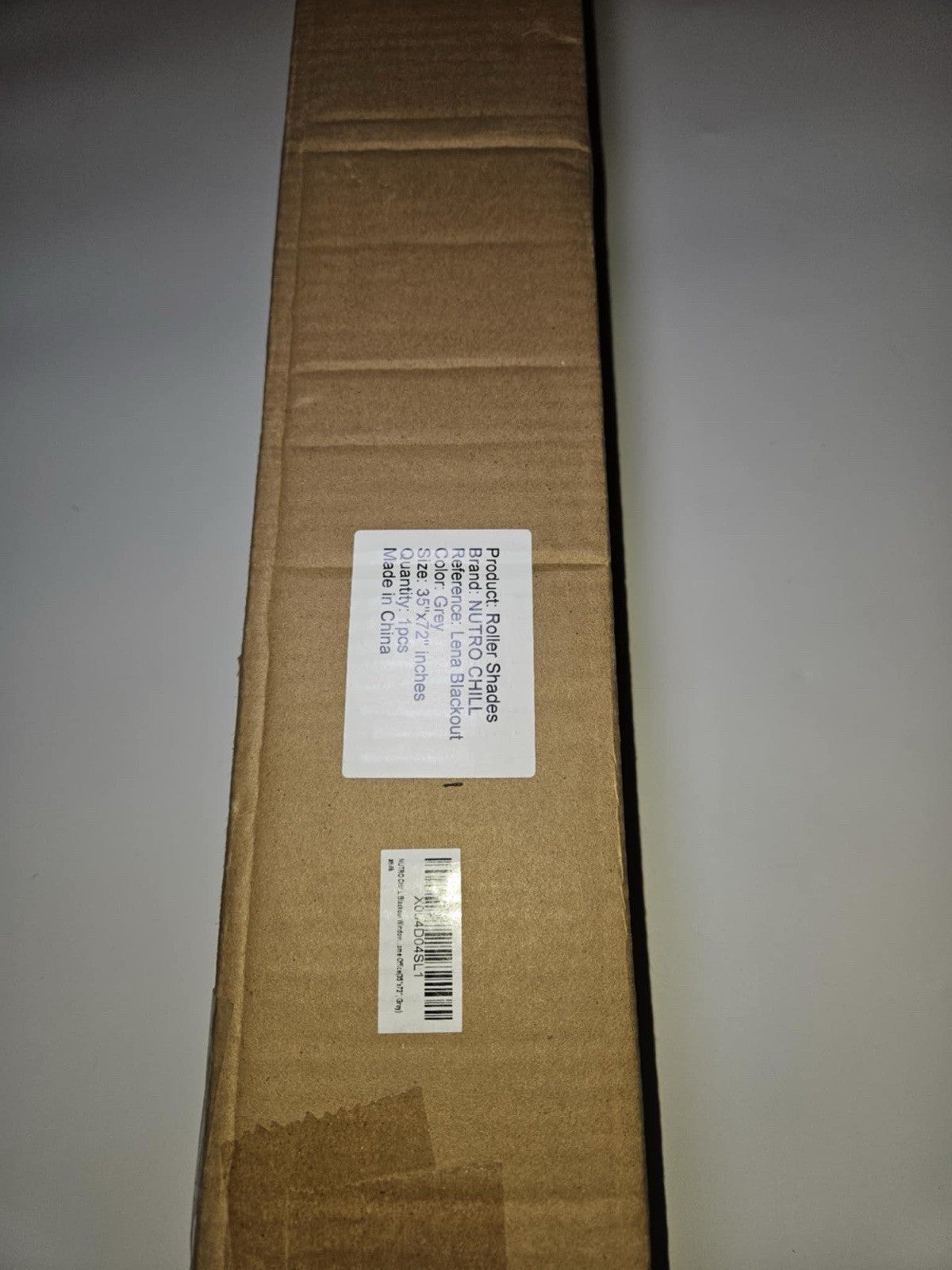 New NUTRO CHILL 100% Blackout Roller Shade, Blackout Blinds for Bedroom Windows