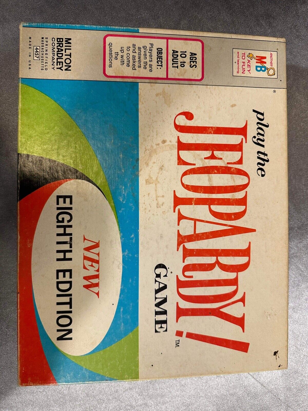 VINTAGE 1964 Jeopardy! 8th Edition Board game Milton Bradley VGM