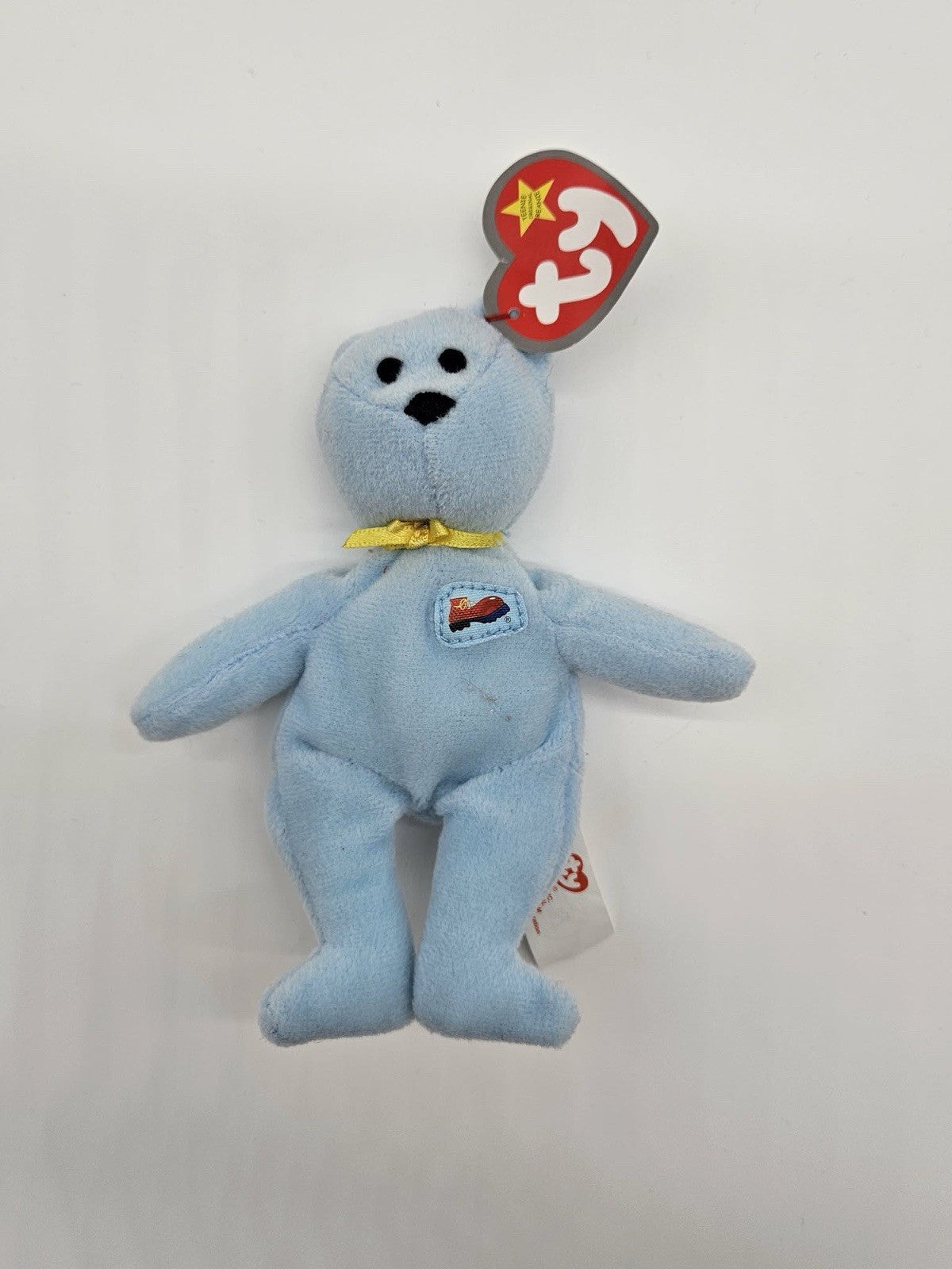 Ty McDonalds Blue Beanie Baby Big Red Shoe Bear Happy Meal 5 inch