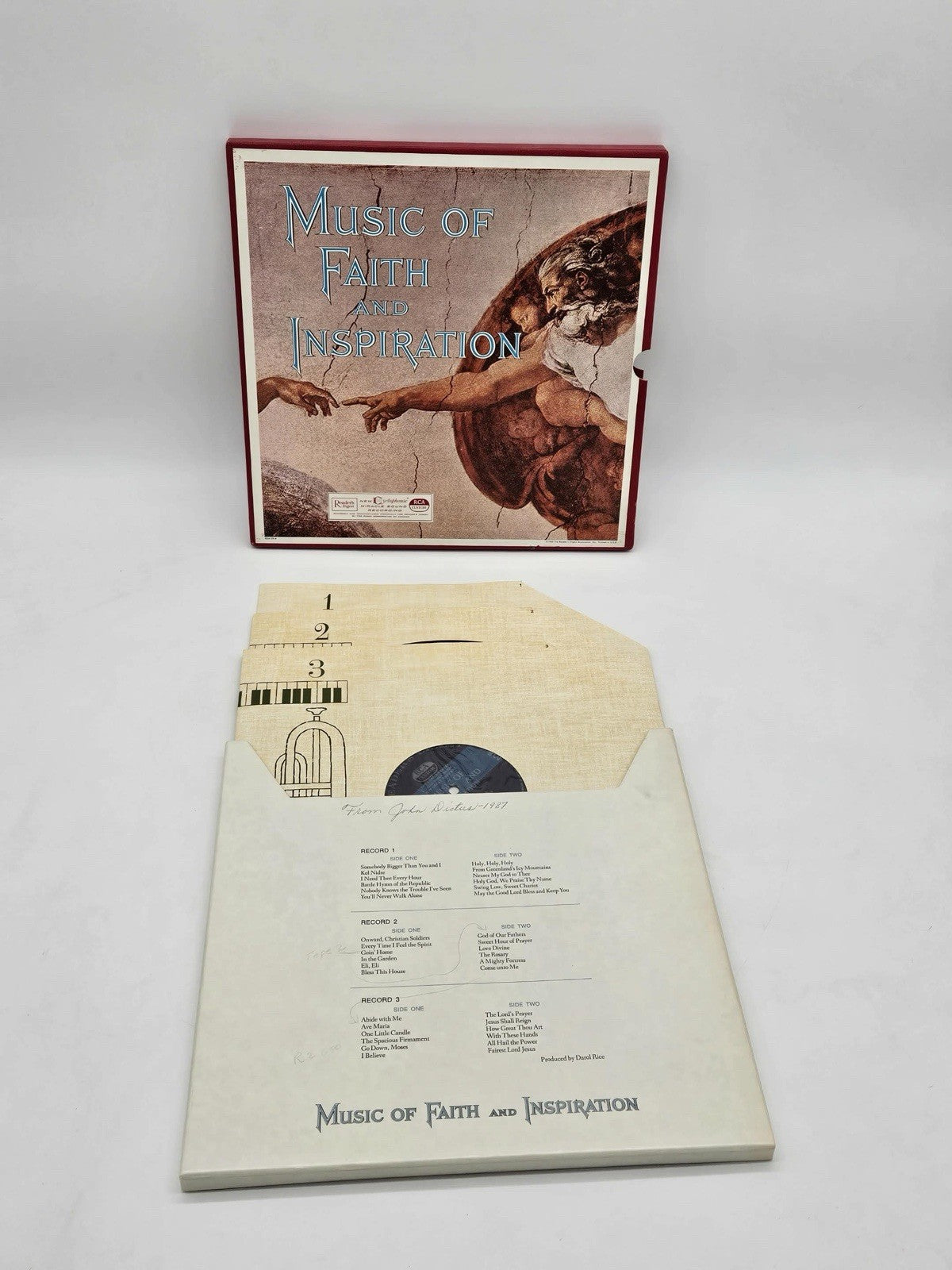 3 LP Vinyl Record Set  Music Of Faith And Inspiration Reader's Digest Gospel