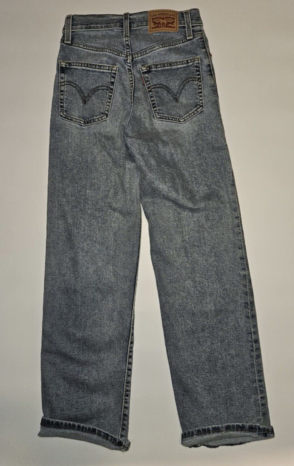 Levi’s Women’s Ribcage Straight Ankle Button Fly Denim Jeans Size 24
