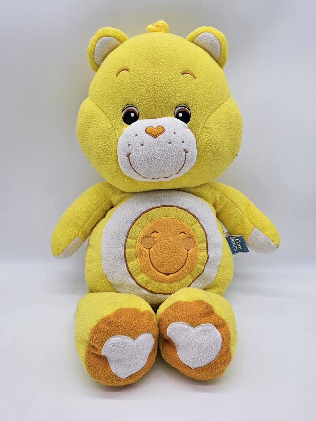 Funshine Care Bear Jumbo Plush 28” Yellow Sunshine RETIRED VINTAGE 2002 Giant