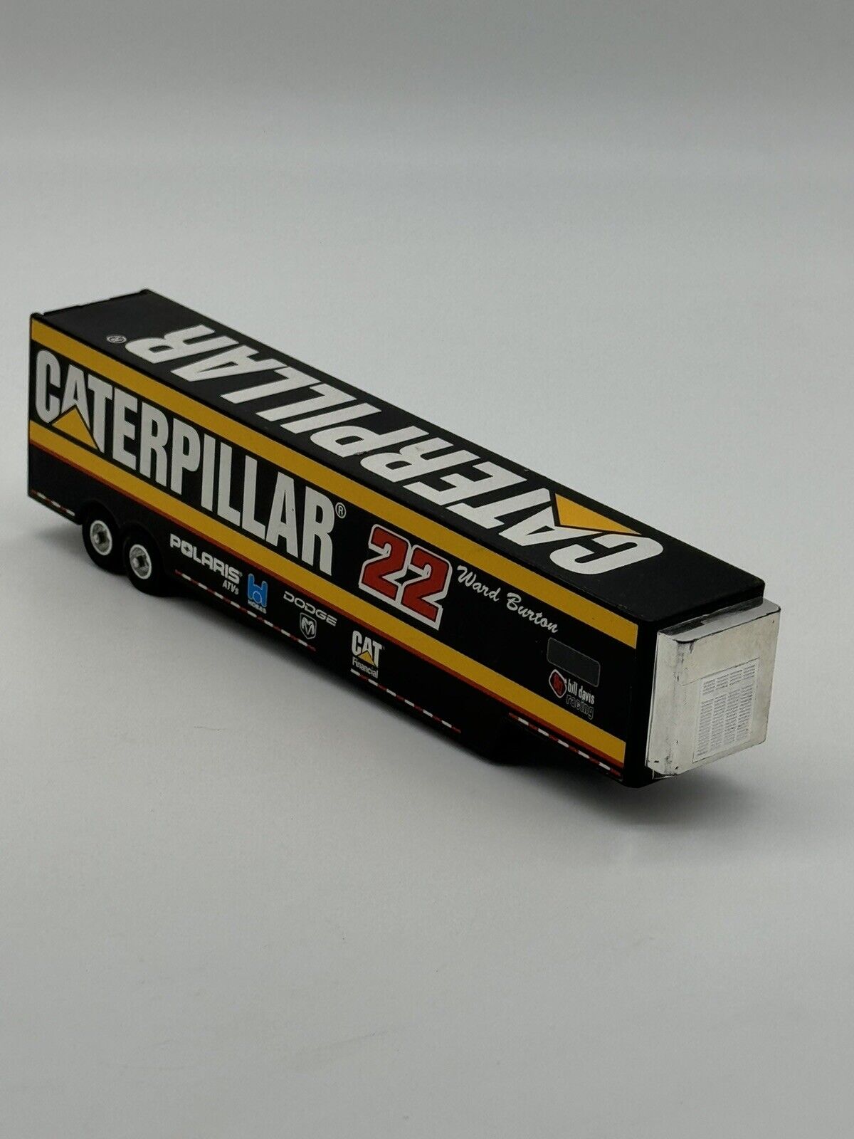 NASCAR 2002 Hot Wheels Ward Burton #22 Caterpillar Team Transporter 1:64