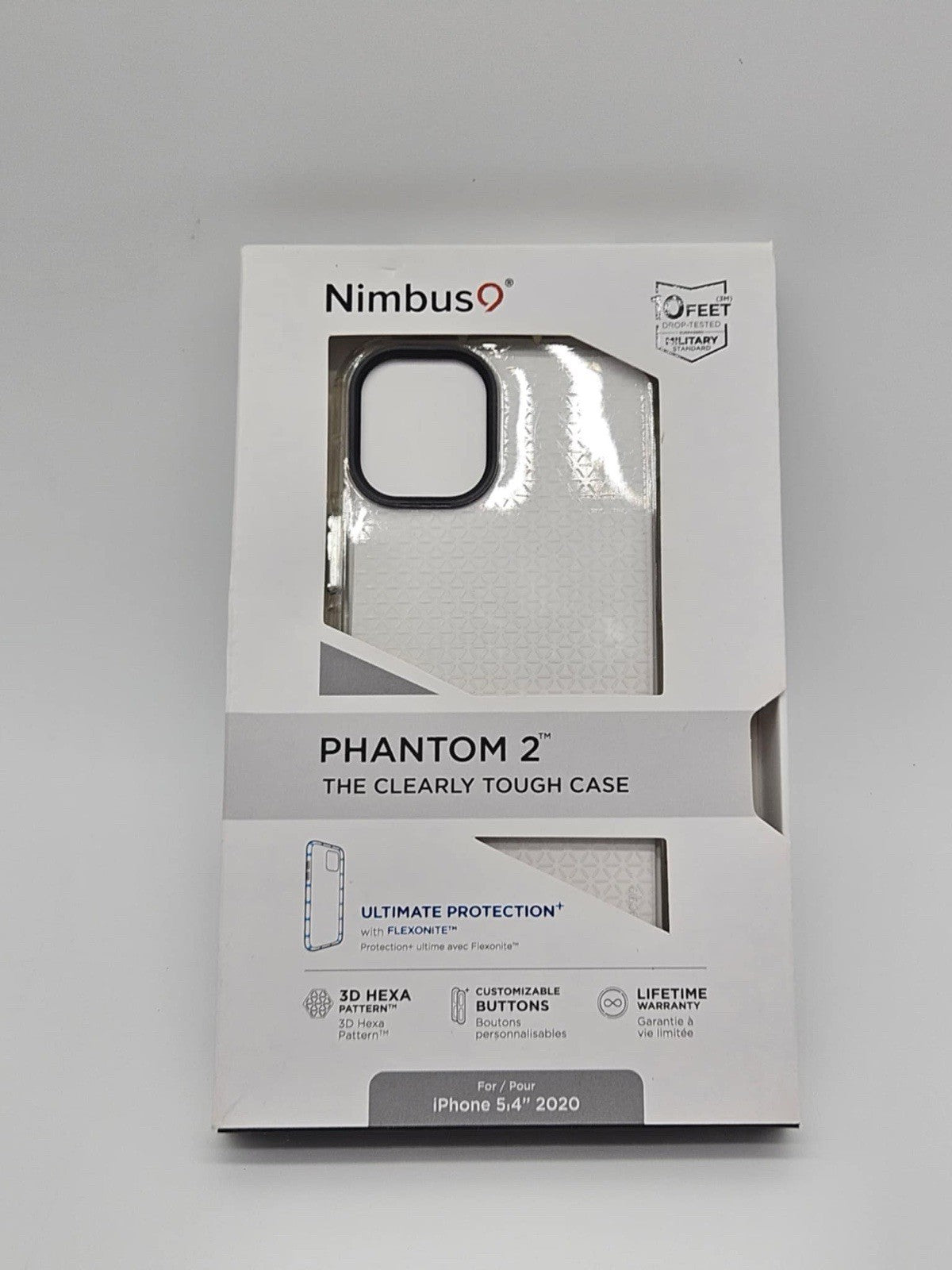 Nimbus9 Phantom 2 Series Flexible Case for Apple iPhone 5.4" 2020 - Clear T8