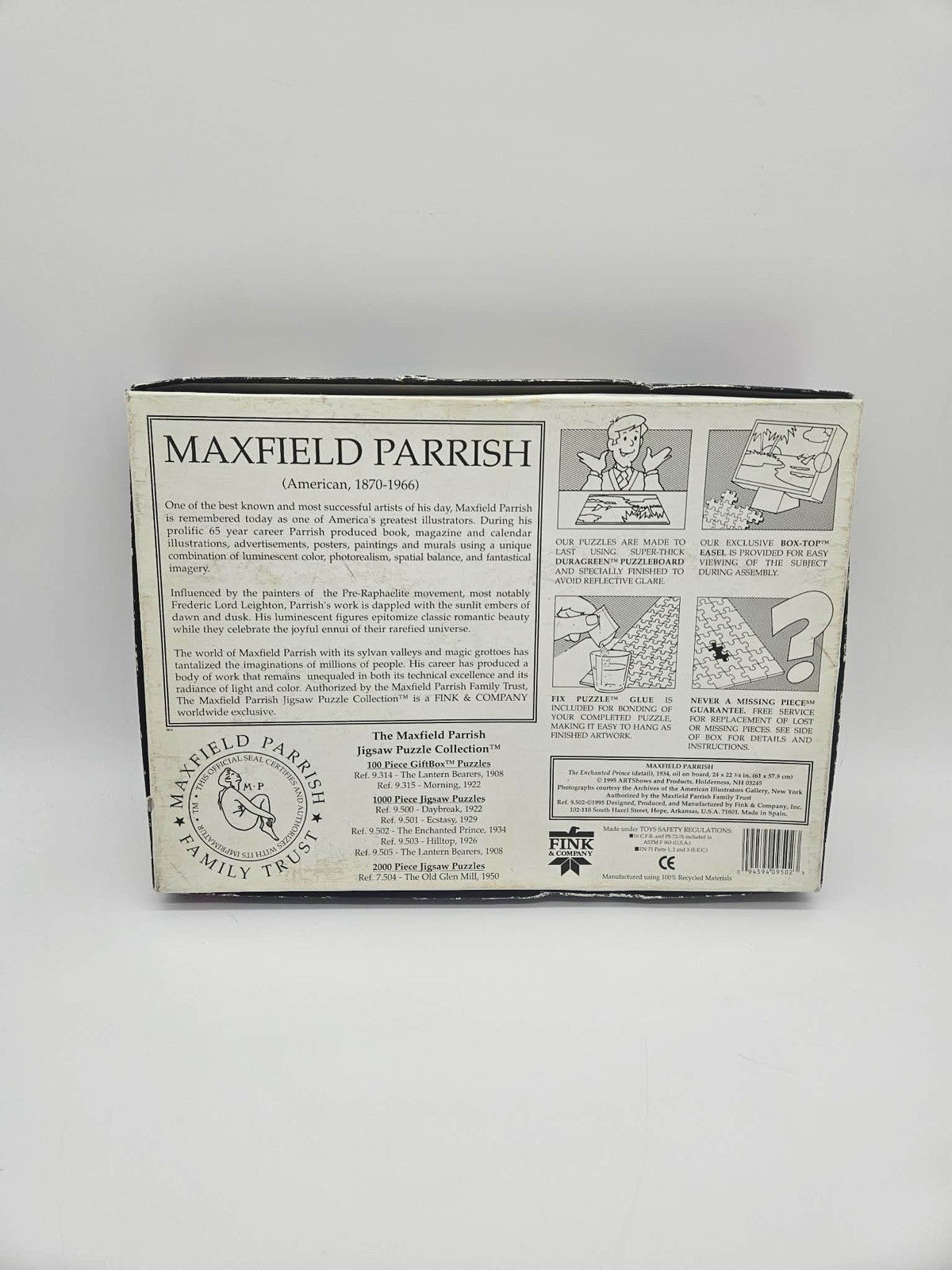 Maxfield Parrish "The Enchanted Prince" 1,000 Piece Puzzle Pre-Owned