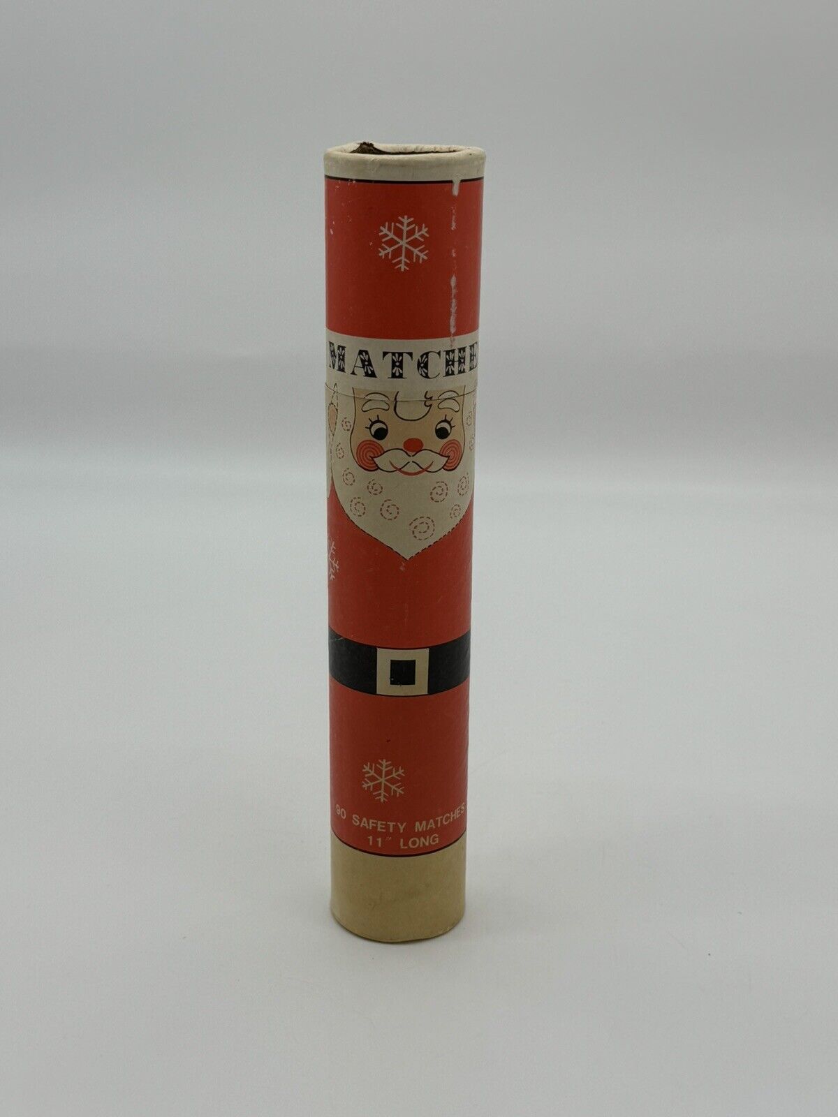 Vintage 1960's SANTA CLAUS match holder tube Christmas Figures by Kurt Adler