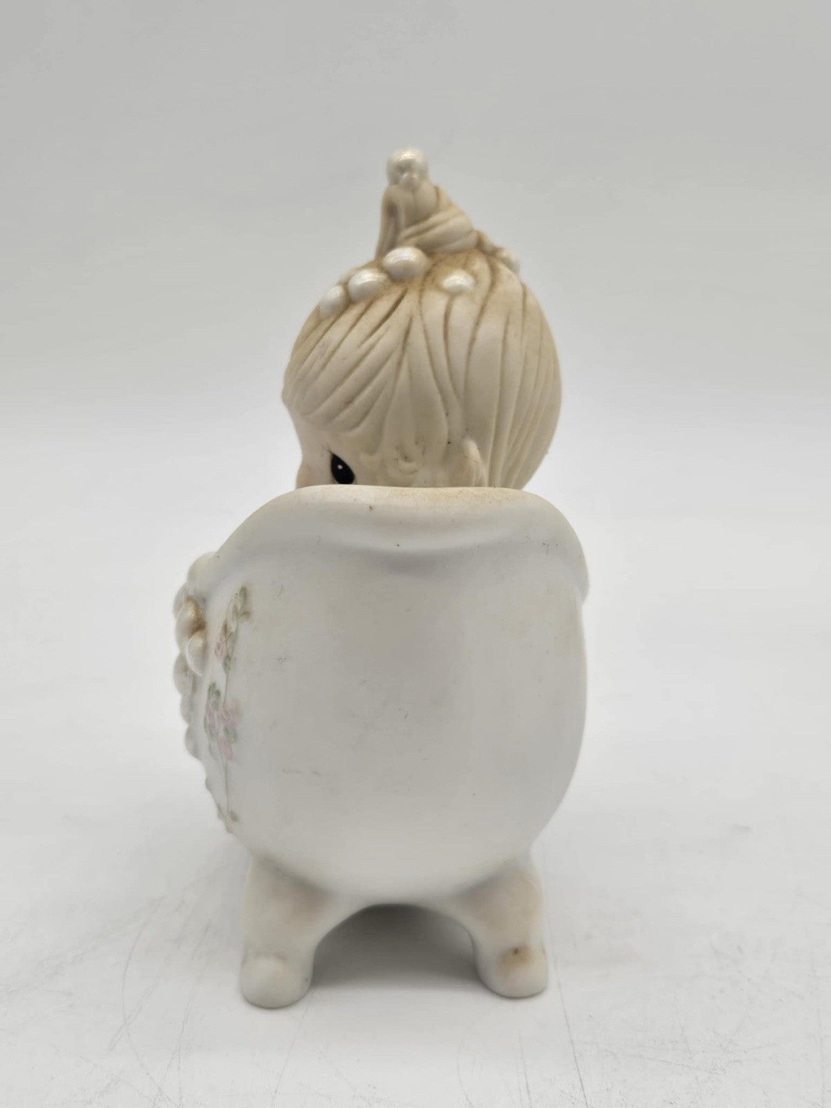 Vintage Precious Moments 1985 He Cleansed My Soul Bathtub Porcelain Figure!! ^0^