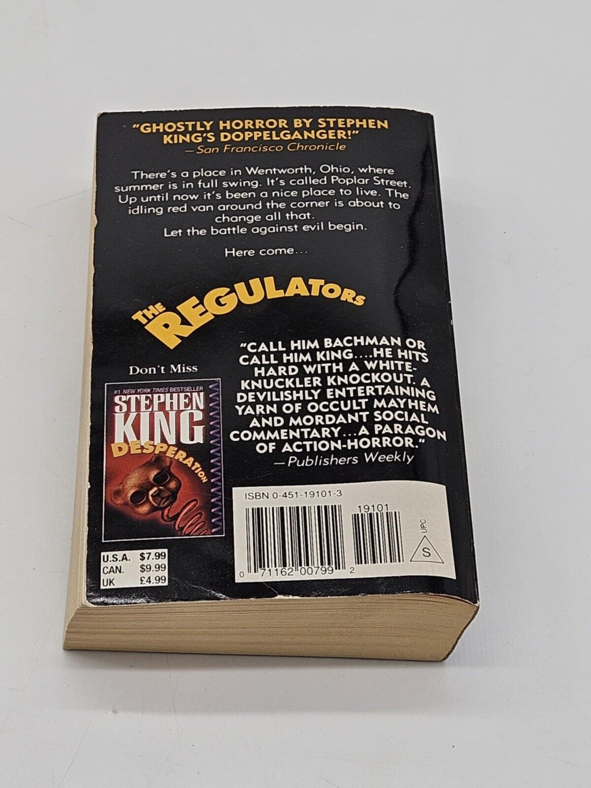 The Regulators Stephen King Richard Bachman 1997 First Signet Printing Paperback