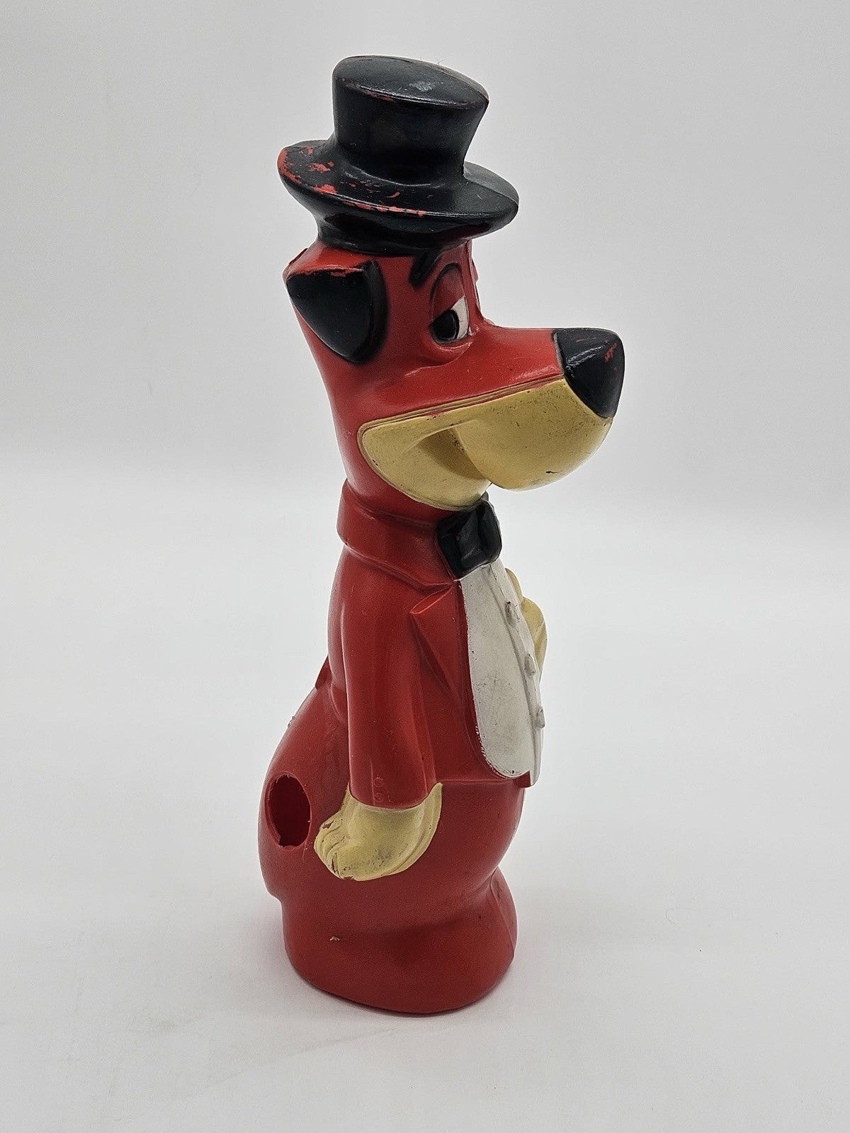 VINTAGE 1960’s HUCKLEBERRY HOUND PLASTIC MOLD COIN BANKS 10