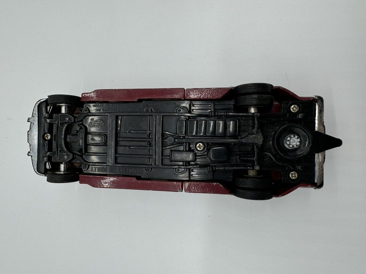 Road Champs 1:43 Scale Chevrolet Big Dooley Pickup Dark Red Version 006