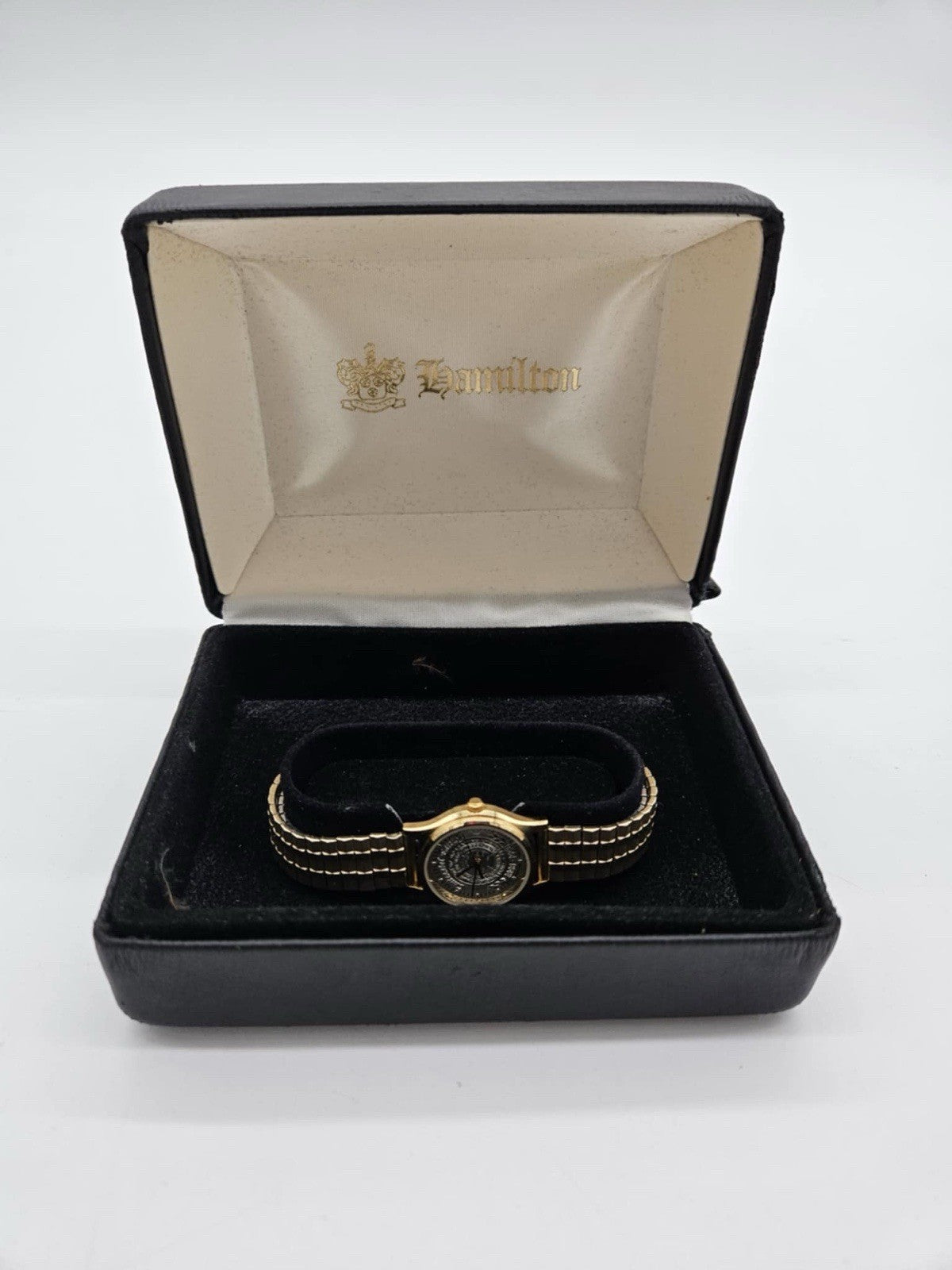 Vintage Hamilton Masterpiece Ladies Quartz Watch – Gold Tone