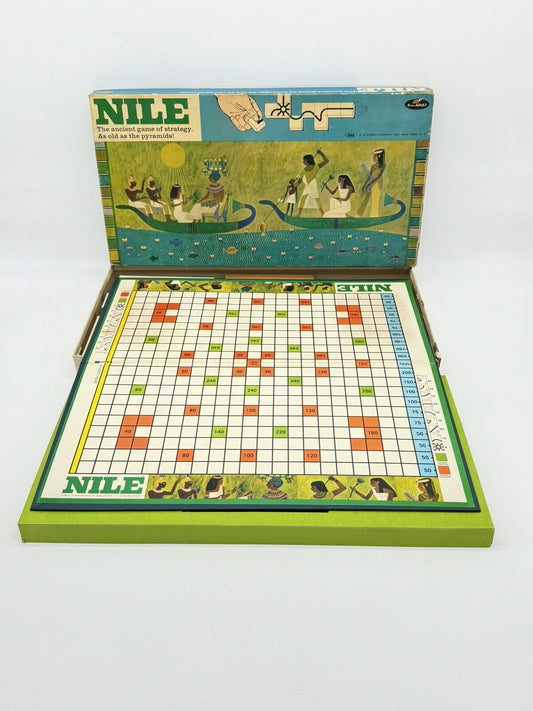 RARE Vintage 1967 The Nile Ancient Strategy Board Game Lowe Egypt COMPLETE