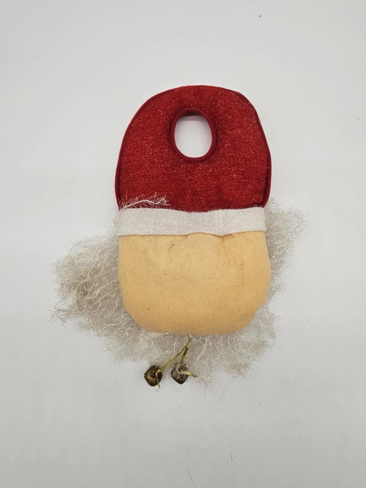 Santa Claus Stuffed Door Knob Hanger with Jingle Bells