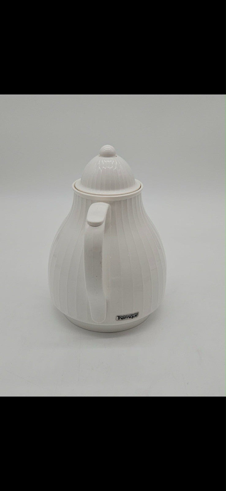 CrownCorning Thermique Coffee/Tea 1qt.Thermal Carafe Server Pitcher Glass Inside