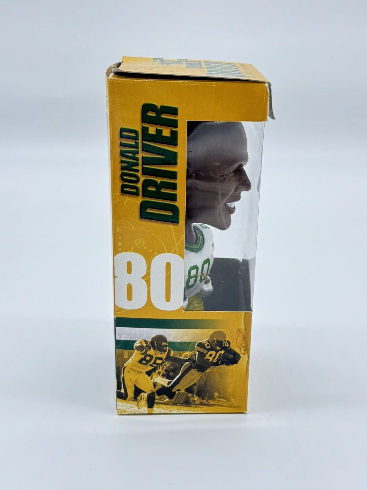 NFL Bosley Bobbles Green Bay Packers Donald Driver Bobblehead ~ SIGNED