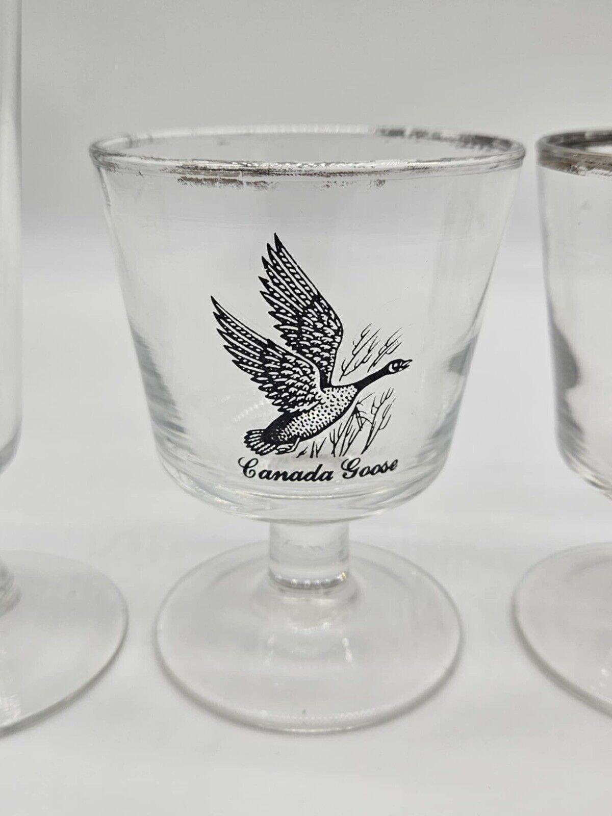 LOT OF 15 Vintage Federal Game Bird Barware Glasses