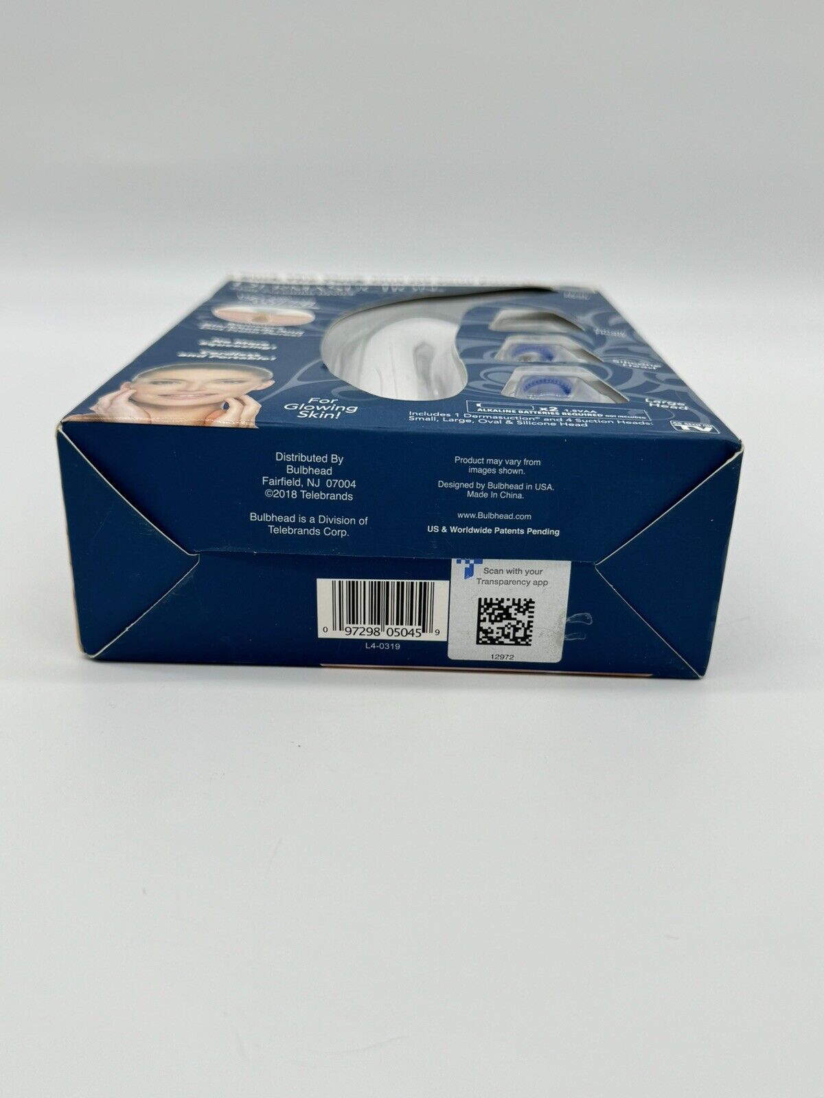 Dermasuction Bulbhead Blackhead and Pore Cleaning Tool Device with Vacuum Action