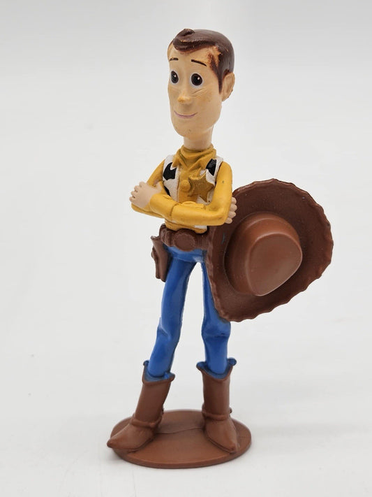 DISNEY PIXAR TOY STORY 4 WOODY THE SHERIFF COWBOY PVC FIGURE CAKE TOPPER