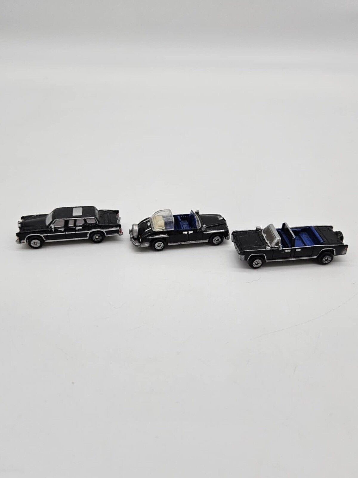 Vintage 1989 Galoob Micro Machines - 3 Lincoln Presidential Limo’s VTG 1980s