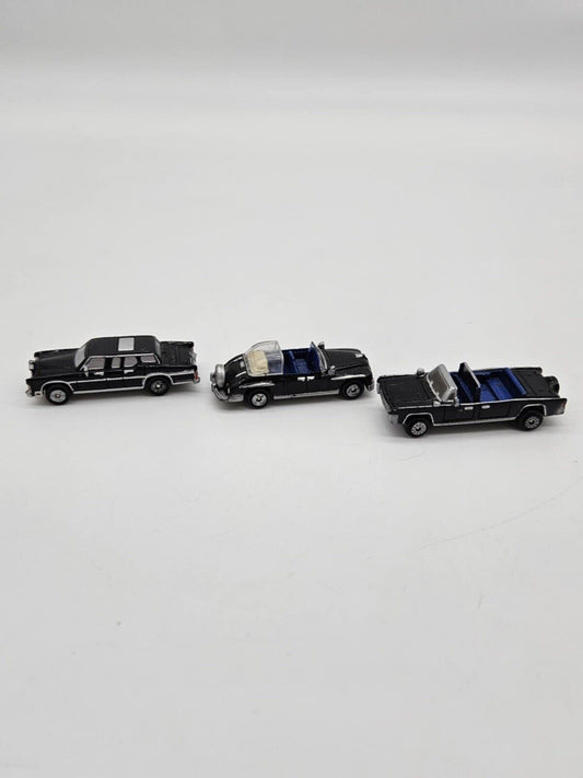 Vintage 1989 Galoob Micro Machines - 3 Lincoln Presidential Limo’s VTG 1980s