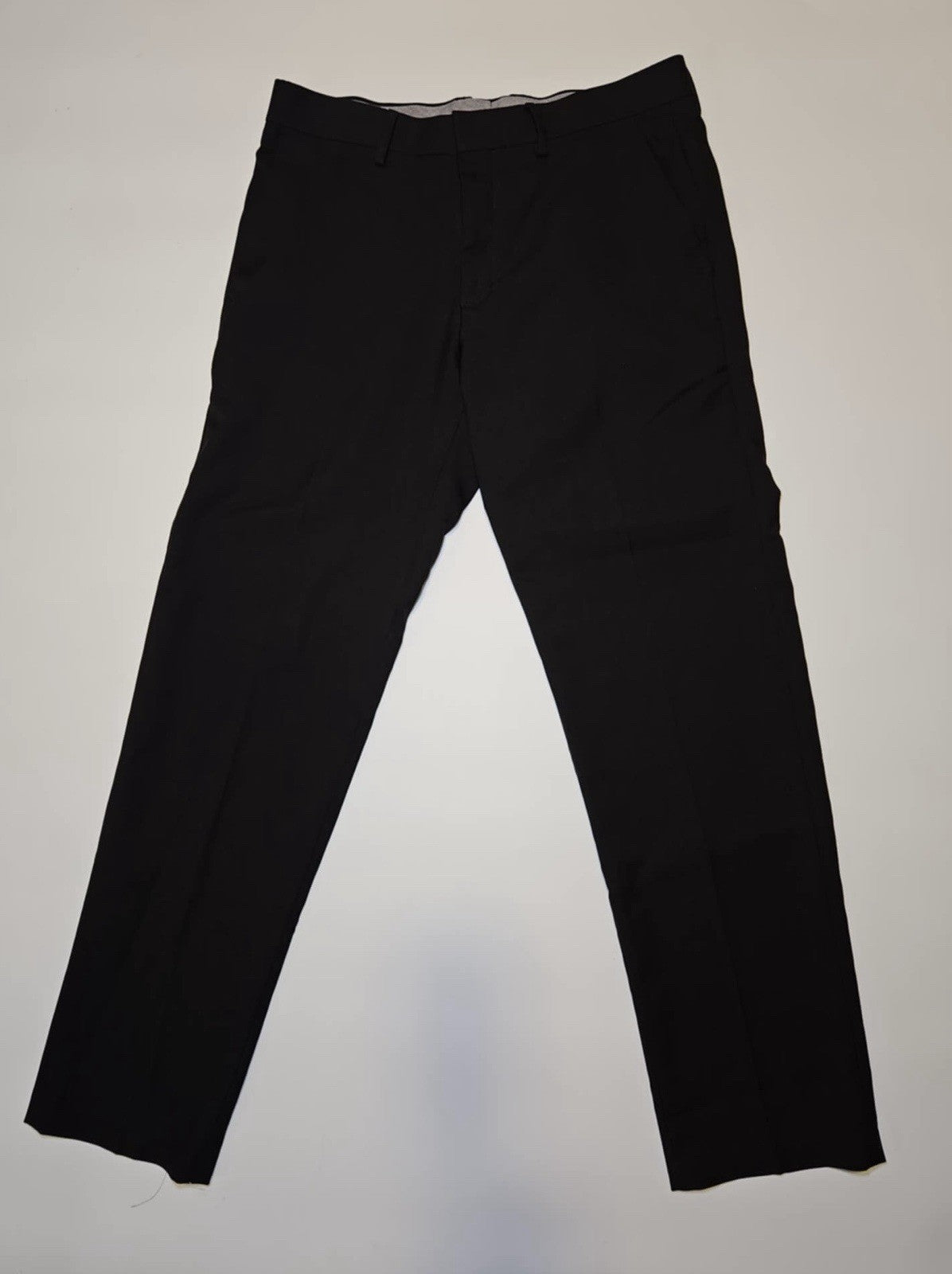 Haggar Premium Stretch Straight Fit Trousers Black Men's 32x30