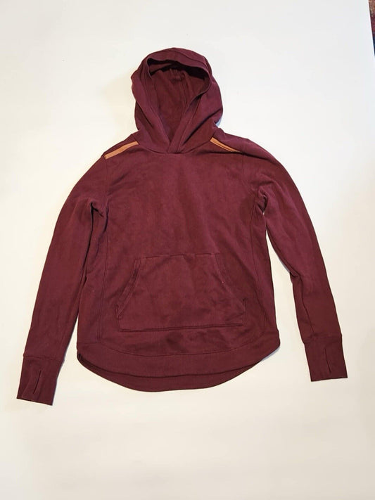 Tek Gear Sweater Womens S Long Sleeve Thumb Hole Soft Fleece Hooded Hoodie Red