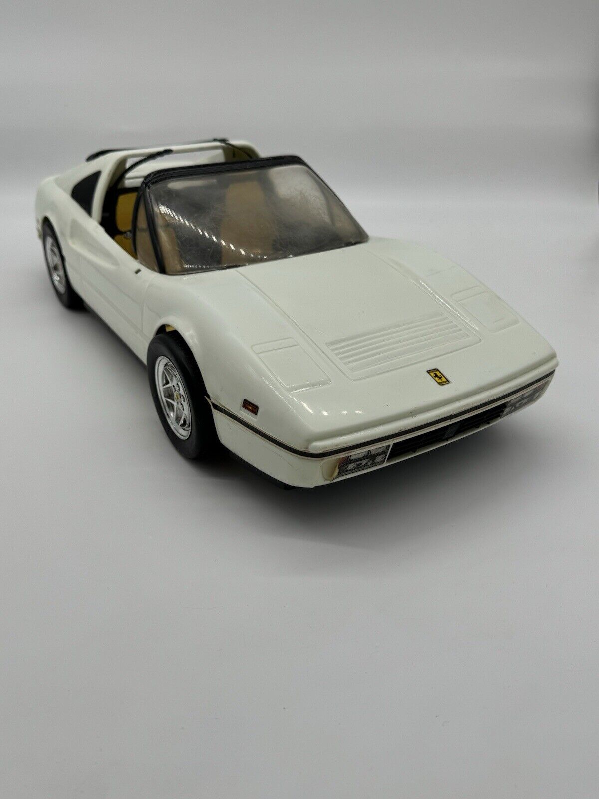VINTAGE 1986 BARBIE Doll Car White FERRARI 328 GTS Mattel