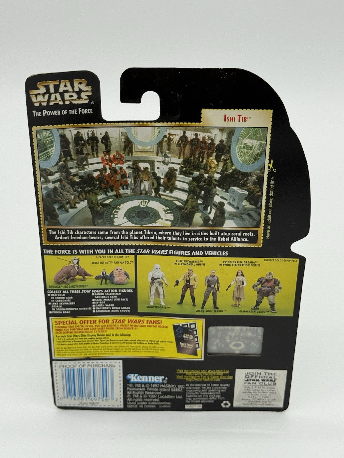 Star Wars Power Of The Force II Freeze Frame ISHI TIB action figure Kenner 1997