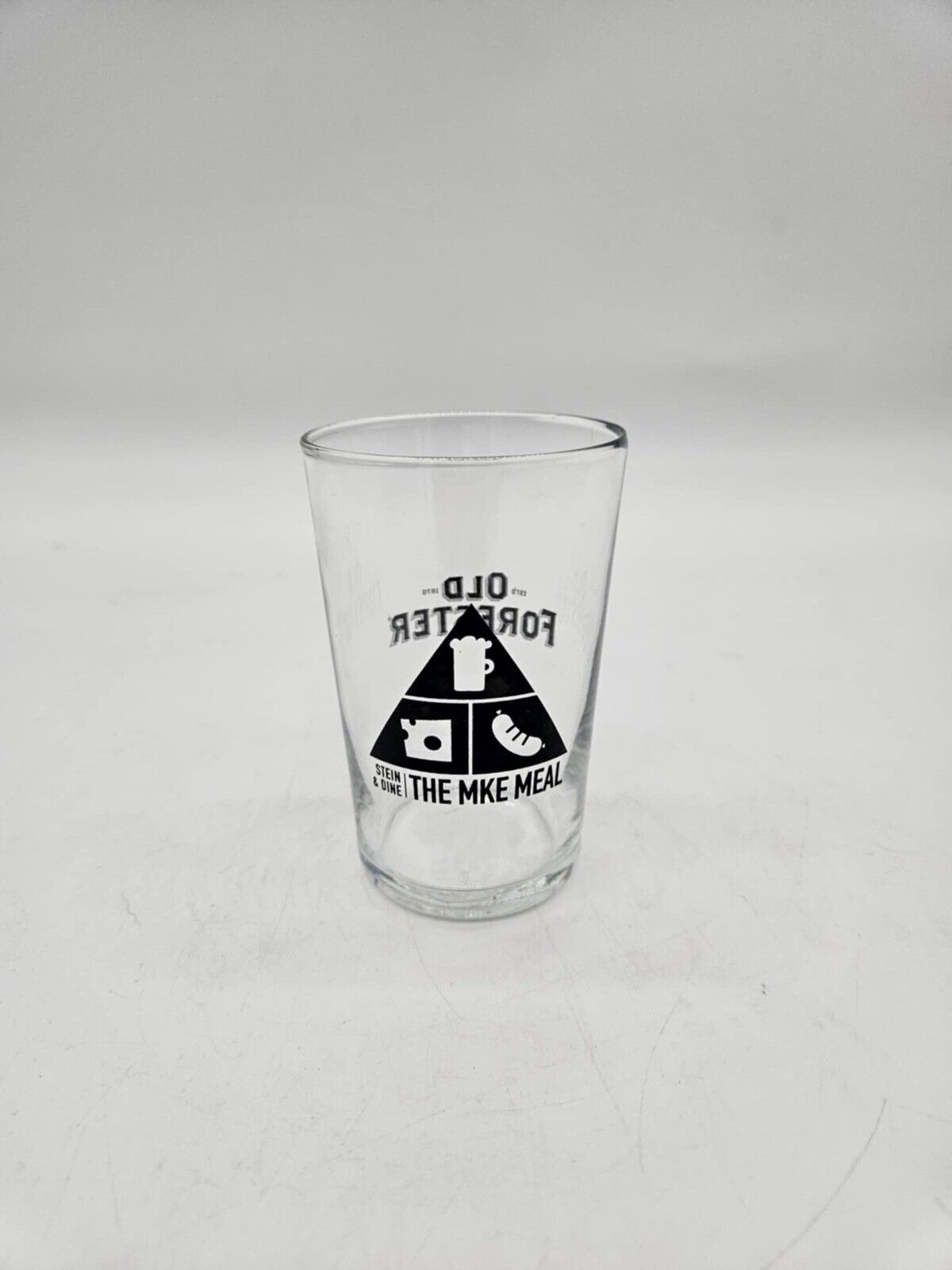 RARE Old Forester Pint Glass “The MKE Meal”