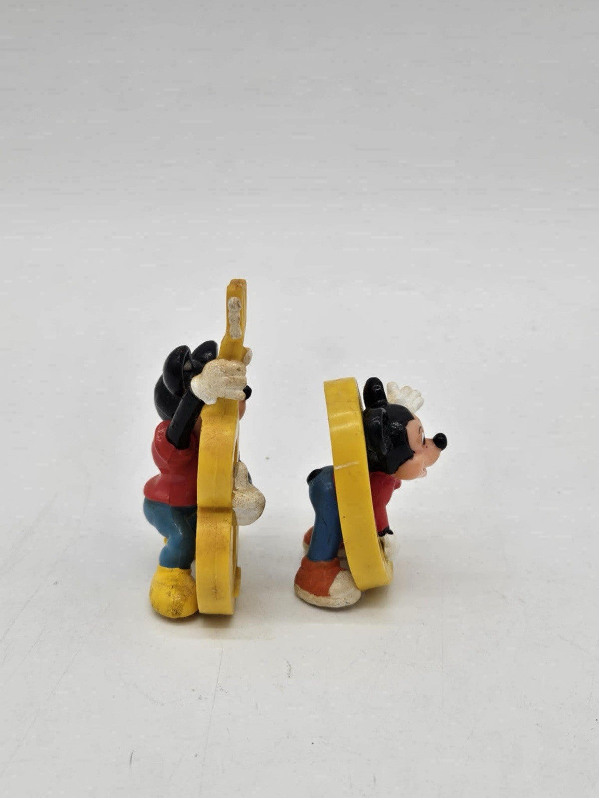Vtg 80s Applause Disney Mickey Mouse PVC Figures 80th Birthday Cake Toppers 3"